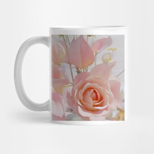 Pale Pink Roses Mug